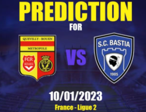Ligue 2 Quevilly vs Bastia pre-match prediction