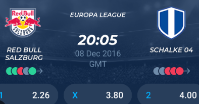 German Bundesliga Schalke 04 vs Red Bull pre-match prediction